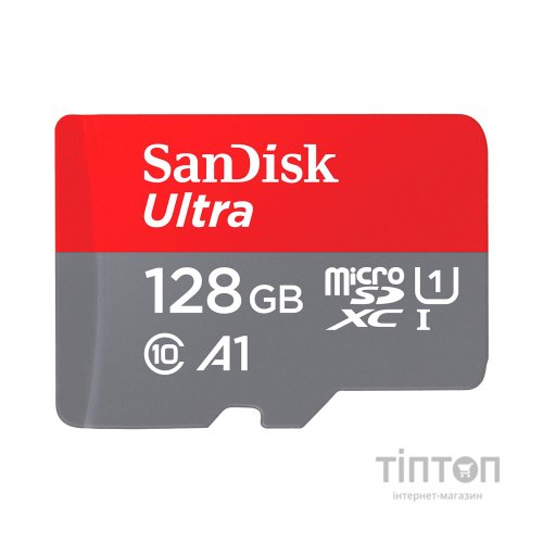Карта пам'яті SanDisk 128GB microSD class 10 UHS-I Ultra (SDSQUAB-128G-GN6MA)
