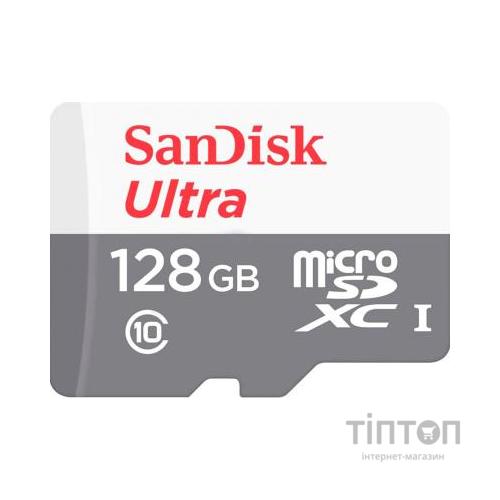 Карта пам'яті SanDisk 128GB microSD class 10 Ultra Light (SDSQUNR-128G-GN6MN)
