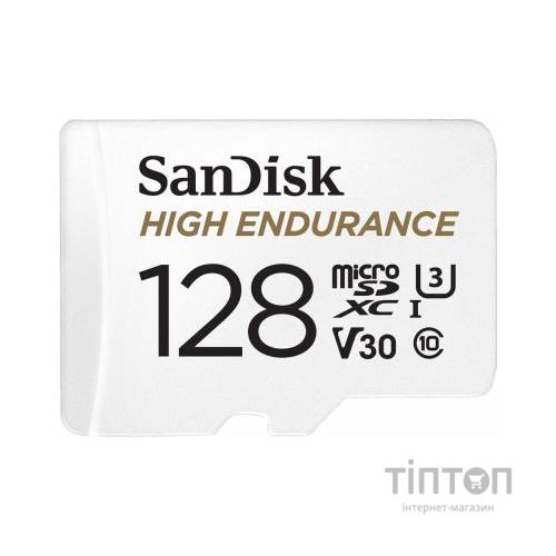 Карта пам'яті SanDisk 128GB microSDXC class 10 UHS-I U3 V30 High Endurance (SDSQQNR-128G-GN6IA)