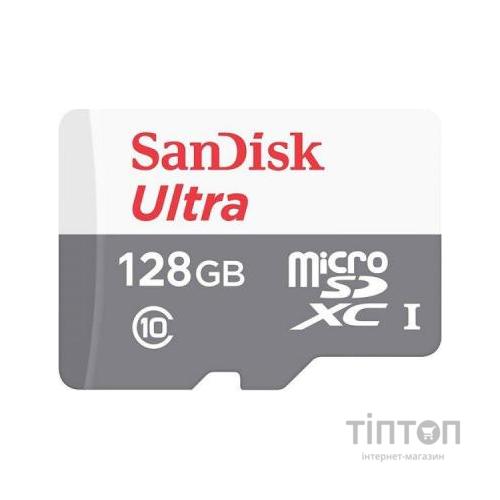 Карта пам'яті SANDISK 128GB microSDXC class 10 UHS-I Ultra (SDSQUNS-128G-GN6MN)
