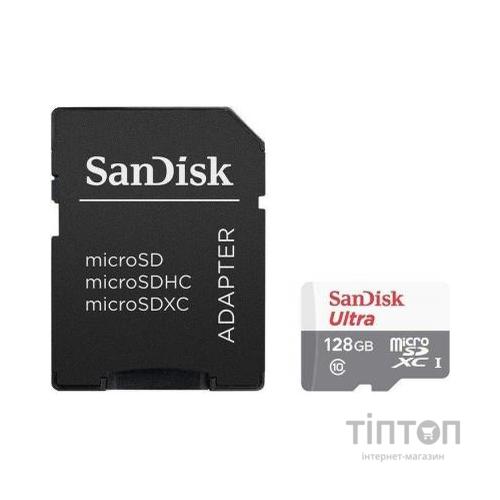 Карта пам'яті SanDisk 128GB microSDXC class 10 UHS-I Ultra (SDSQUNS-128G-GN6TA)