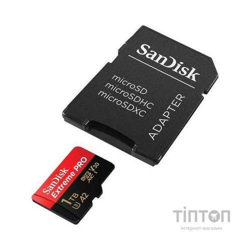 Карта пам'яті SanDisk 1TB microSDXC class 10 A2 V30 UHS-I U3 Extreme PRO (SDSQXCZ-1T00-GN6MA)