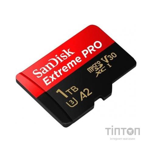 Карта пам'яті SanDisk 1TB microSDXC class 10 A2 V30 UHS-I U3 Extreme PRO (SDSQXCZ-1T00-GN6MA)