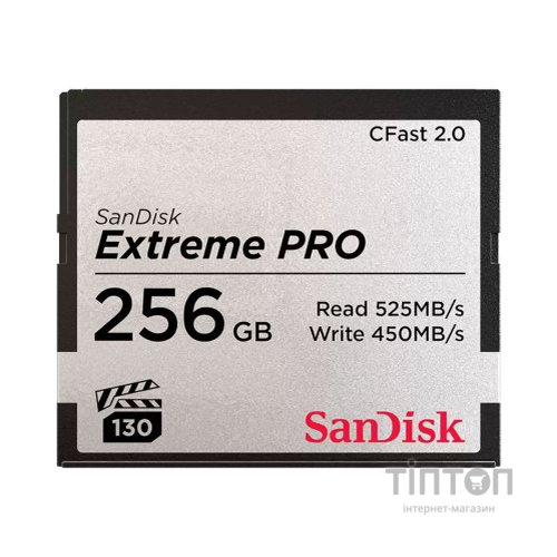 Карта пам'яті SanDisk 256GB CFast 2.0 Extreme Pro (SDCFSP-256G-G46D)