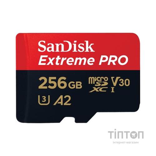 Карта пам'яті SANDISK 256GB microSDXC class 10 V30 UHS-I U3 Extreme Pro (SDSQXCZ-256G-GN6MA)