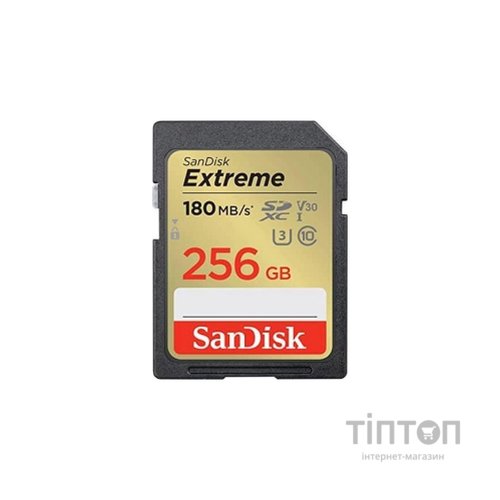 Карта пам'яті SanDisk 256GB SD class 10 UHS-I Extreme (SDSDXVV-256G-GNCIN)