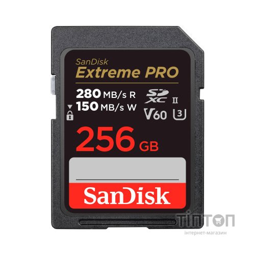 Карта пам'яті SanDisk 256GB SDXC class 10 UHS-I Extreme Pro (SDSDXEP-256G-GN4IN)