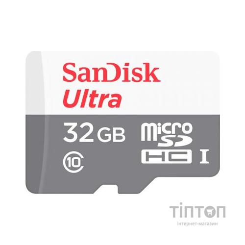 Карта пам'яті SanDisk 32GB microSD class 10 Ultra Light (SDSQUNR-032G-GN3MN)