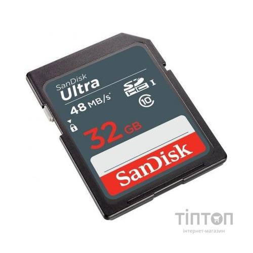 Карта пам'яті SanDisk 32GB SDHC class 10 UHS-I Ultra Lite (SDSDUNR-032G-GN3IN)