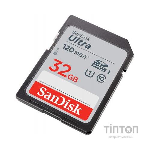 Карта пам'яті SanDisk 32GB SDHC class 10 Ultra (SDSDUN4-032G-GN6IN)