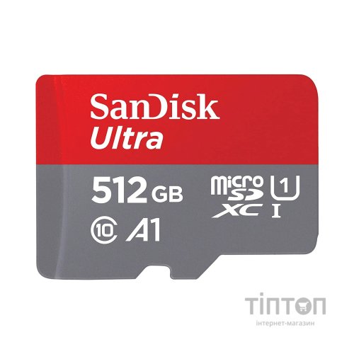 Карта пам'яті SanDisk 512GB microSDXC class 10 UHS-I Ultra (SDSQUAC-512G-GN6MA)