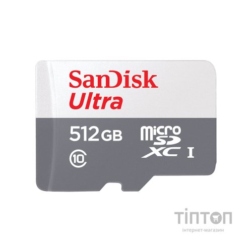 Карта пам'яті SanDisk 512GB microSDXC class 10 UHS-I Ultra (SDSQUNR-512G-GN3MN)