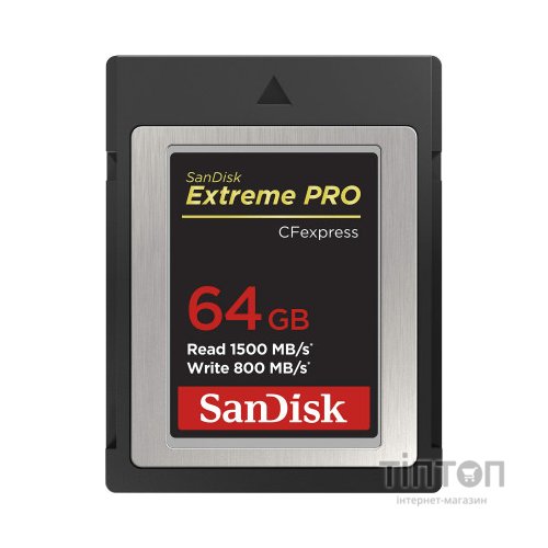 Карта пам'яті SanDisk 64GB CFexpress Extreme Pro (SDCFSP-256G-G46D)