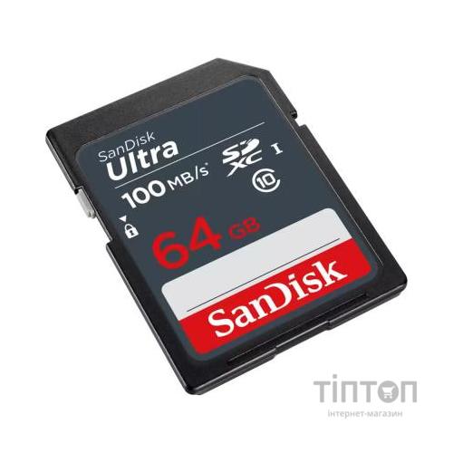 Карта пам'яті SanDisk 64GB SDXC class 10 UHS-1 (SDSDUNR-064G-GN3IN)