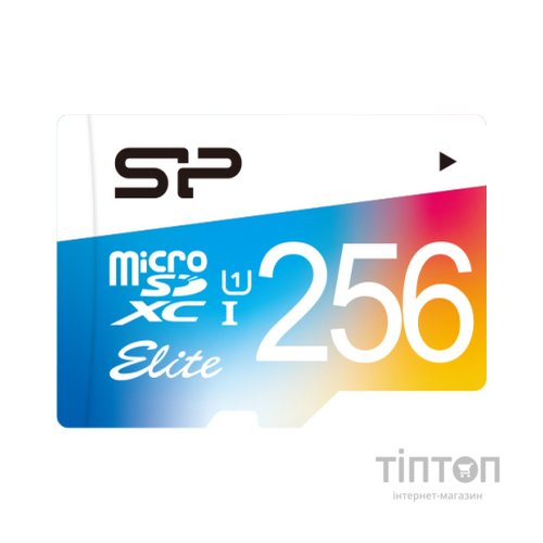 Карта пам'яті Silicon Power 256Gb microSDXC class 10 UHS-I U1 (SP256GBSTXBU1V10SP)
