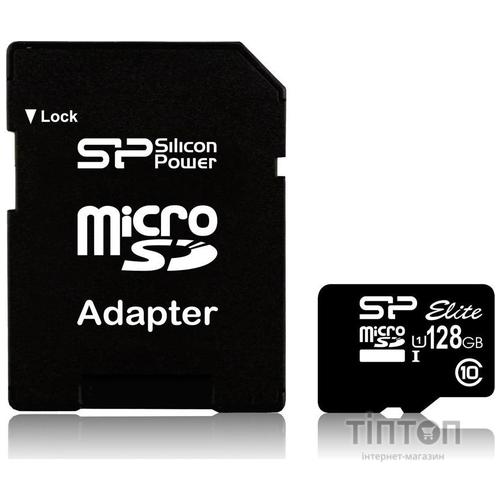 Карта пам'яті Silicon Power Elite Micro SDXC 128GB (SP128GBSTXBU1V10-SP)