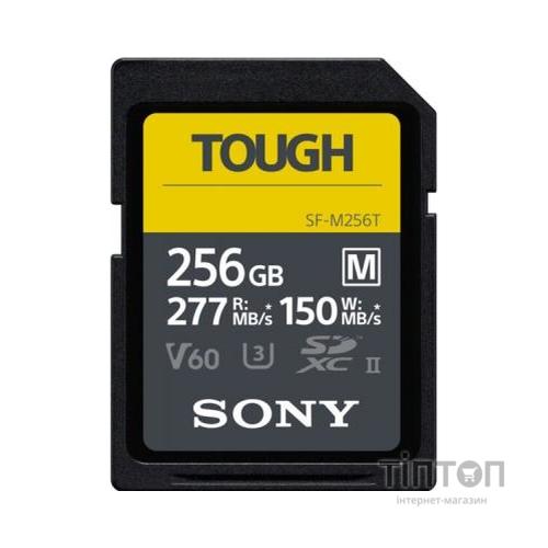 Карта пам'яті Sony 256GB SDXC class10 UHS-II U3 V60 Tough (SFM256T.SYM)