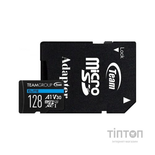 Карта пам'яті Team 128GB microSDXC class 10 UHS-I/U3 Elite (TEAUSDX128GIV30A103)