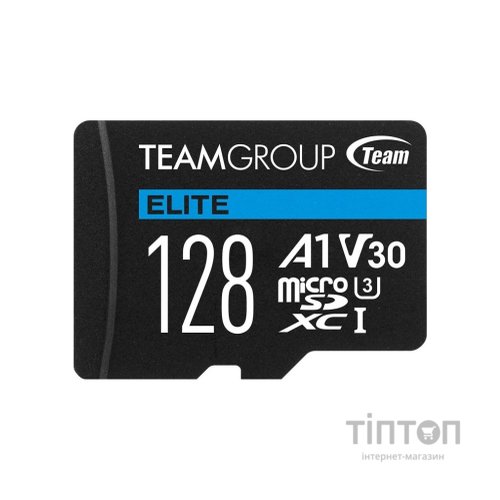 Карта пам'яті Team 128GB microSDXC class 10 UHS-I/U3 Elite (TEAUSDX128GIV30A103)