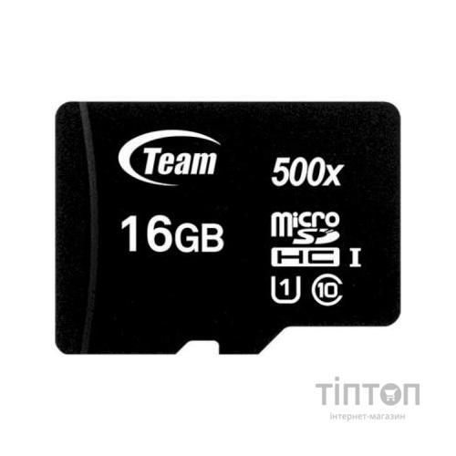 Карта пам'яті Team 16GB microSDHC class 10 UHS-I (TUSDH16GCL10U02)