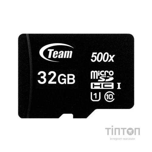 Карта пам'яті Team 32GB microSD class 10 UHS-I (TUSDH32GCL10U02)