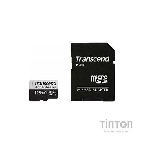 Карта пам'яті Transcend 128GB microSDXC class 10 UHS-I U1 High Endurance (TS128GUSD350V)