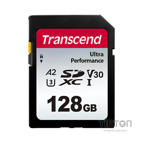 Карта пам'яті Transcend 128GB SD class 10 UHS-I U3 4K (TS128GSDC340S)