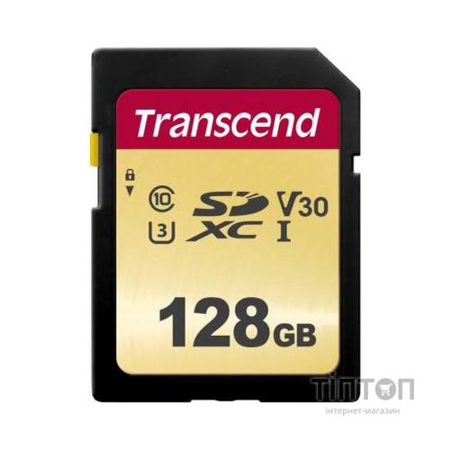 Карта пам'яті Transcend 128GB SDXC class 10 UHS-I (TS128GSDC500S)
