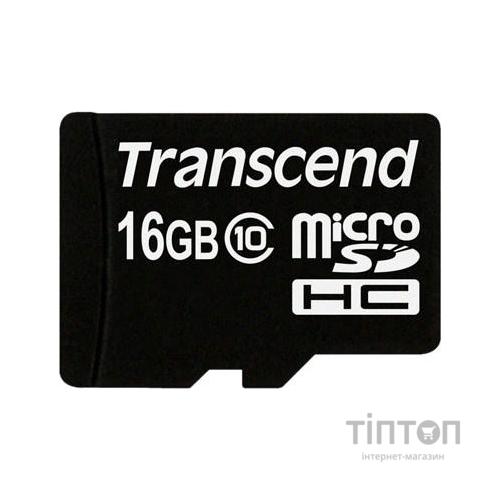 Карта пам'яті Transcend 16Gb microSDHC class 10 (TS16GUSDC10)