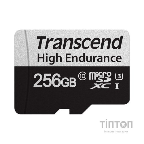 Карта пам'яті Transcend 256GB microSDXC class 10 UHS-I U3 High Endurance (TS256GUSD350V)