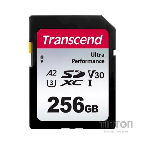 Карта пам'яті Transcend 256GB SD class 10 UHS-I U3 4K (TS256GSDC340S)