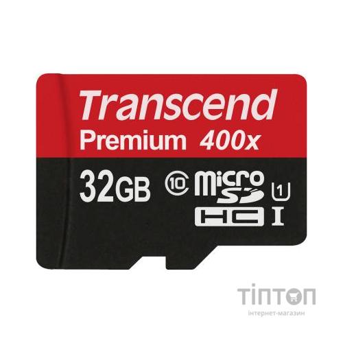 Карта пам'яті Transcend 32Gb microSDHC UHS-I (TS32GUSDU1)
