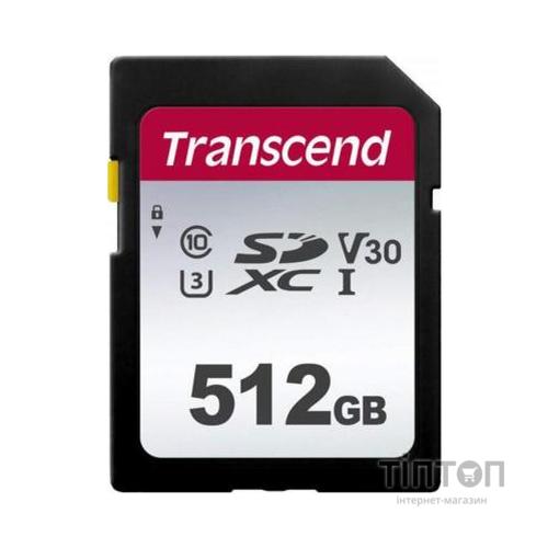 Карта пам'яті Transcend 512GB SDXC class 10 UHS-I (TS512GSDC300S)