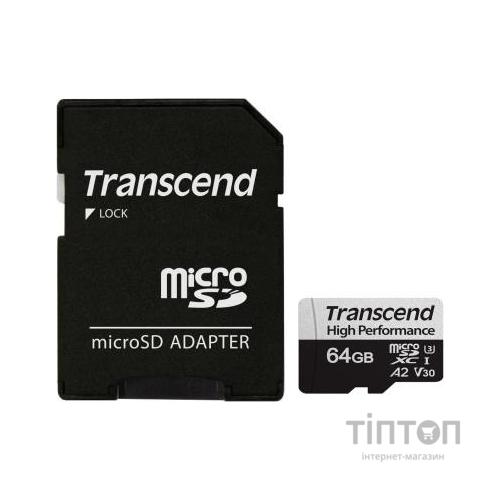 Карта пам'яті Transcend 64GB microSDXC class 10 UHS-I U1 High Endurance (TS64GUSD350V)