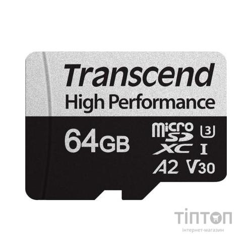 Карта пам'яті Transcend 64GB microSDXC class 10 UHS-I U1 High Endurance (TS64GUSD350V)