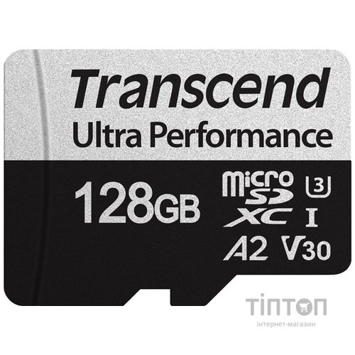 Карта пам'яті Transcend 128GB microSDXC class 10 UHS-I U3 A2 340S (TS128GUSD340S)