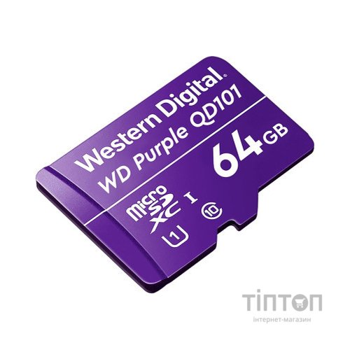 Карта пам'яті WD 64GB microSDXC class 10 UHS-I (WDD064G1P0C)