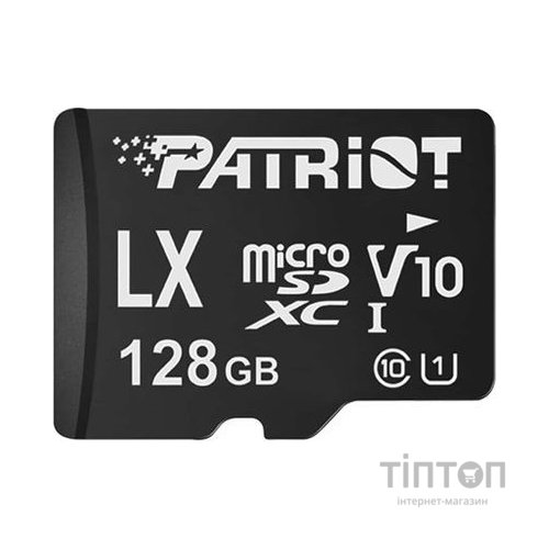 Карта пам'яті Patriot 128GB microSD class10 UHS-I (PSF128GMDC10)