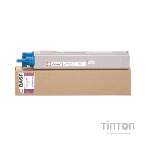 Картридж BASF для OKI C3300/3400 аналог 43459343 Cyan (WWMID-78302)