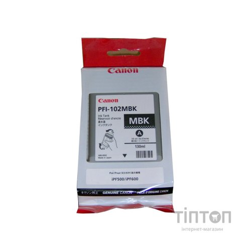 Картридж Canon PFI-102MBk Matte black