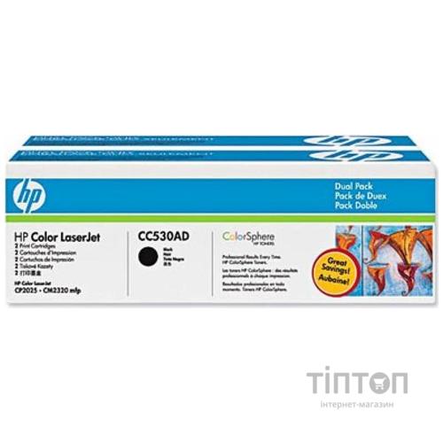 Картридж CLJ CP2025/ CM2320 Black \Dual Pack HP Black