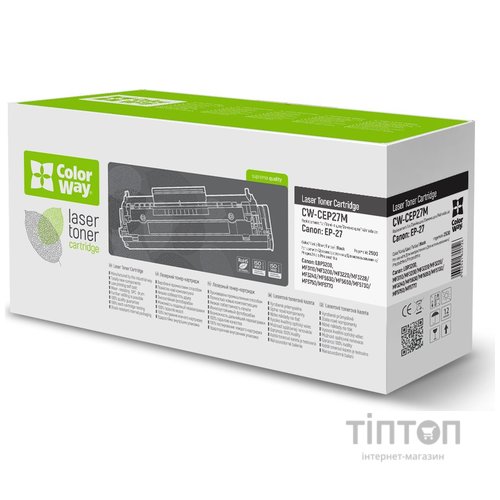 Картридж ColorWay Canon EP-27/26 MF3110/3220 чорний