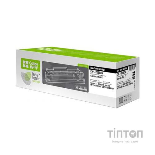 Картридж ColorWay для CANON 055C, LBP-663/664/MF-744/746 Cyan (CW-C055CM)