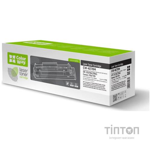 Картридж ColorWay для HP/Canon CW-H278M Black