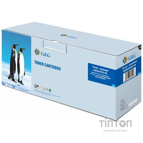 Картридж G&G для HP Color LJ M452dn/M452nw/M477fdn Cyan (G&G-CF411A)