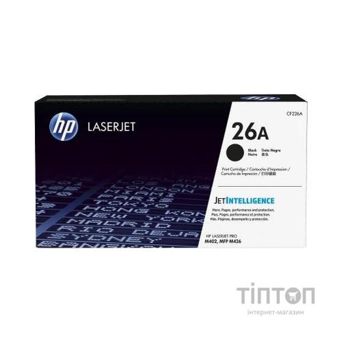 Картридж HP 26A LJ Pro M402d/M402dn/M402n/M426dw/ M426fdn/M426fdw Black