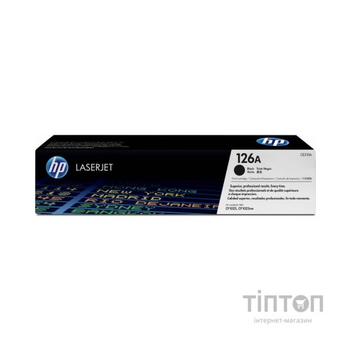 Картридж HP CLJ  126A black, для CP1025 (CE310A)