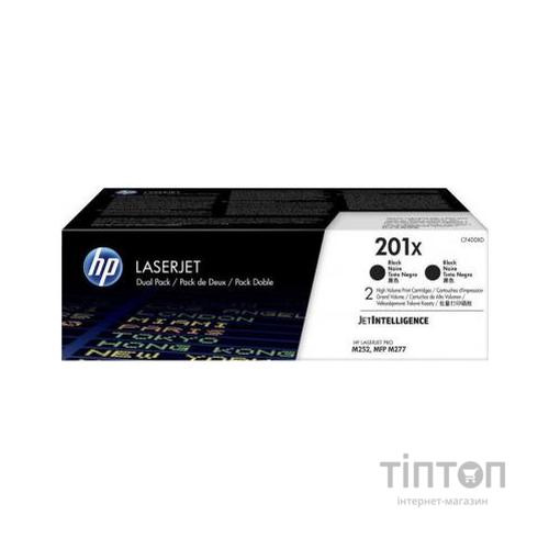 Картридж HP CLJ  201X Black 2-pack (CF400XD)