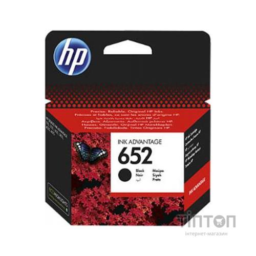 Картридж HP DJ No.652 black (F6V25AE)
