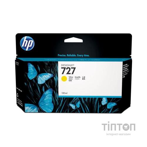 Картридж HP DJ No.727Yellow DesignJet T1500/T920/ 130 ml (B3P21A)